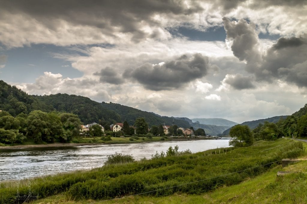 Travelling by Train from Berlin to Prague Along the Elbe Valley