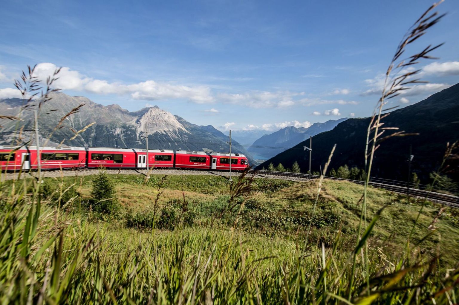 Travelling on the Bernina Express Route